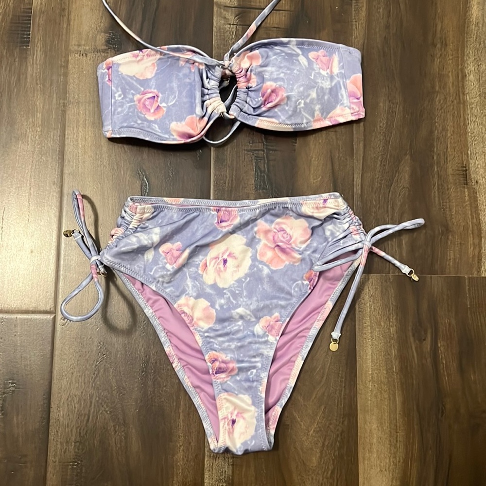VS Floral high waisted swimsuit
